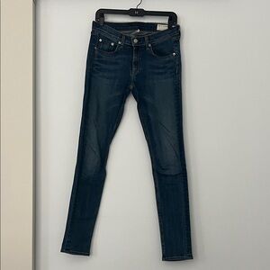 Rag & Bone Dark Blue Skinny Jeans